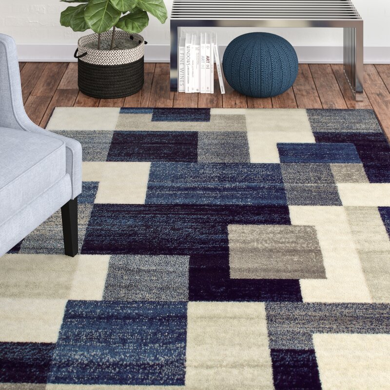 Orren Ellis Taira Block Multi-Color Area Rug